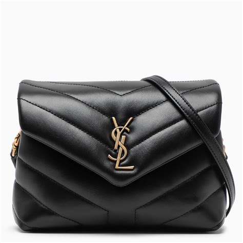 borsa ysl nera trapuntata|Saint Laurent Borsa a Tracolla Loulou Toy .